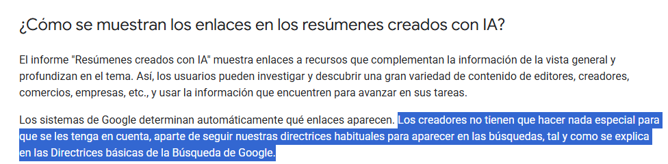 Resúmenes AI Google