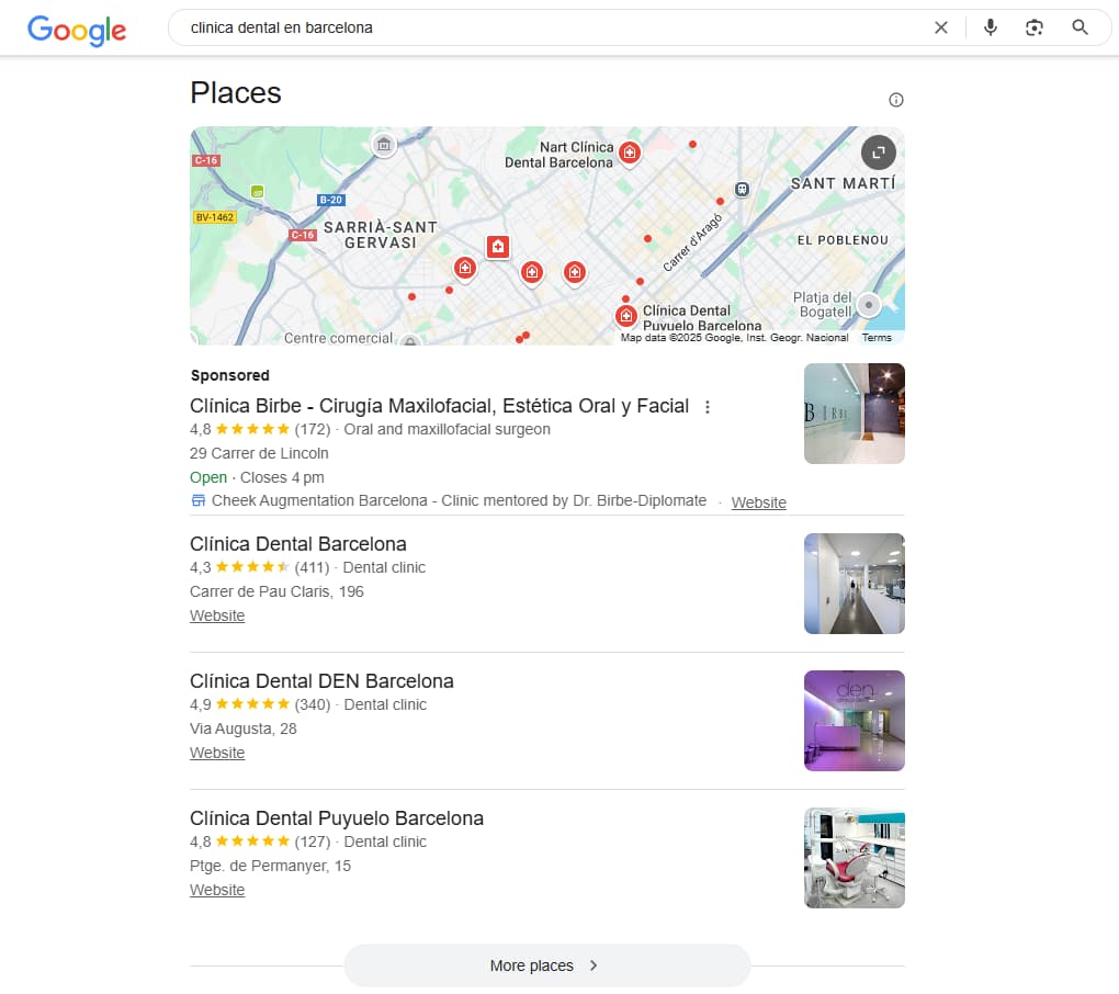 Tipos de búsquedas AI Overviews de Google